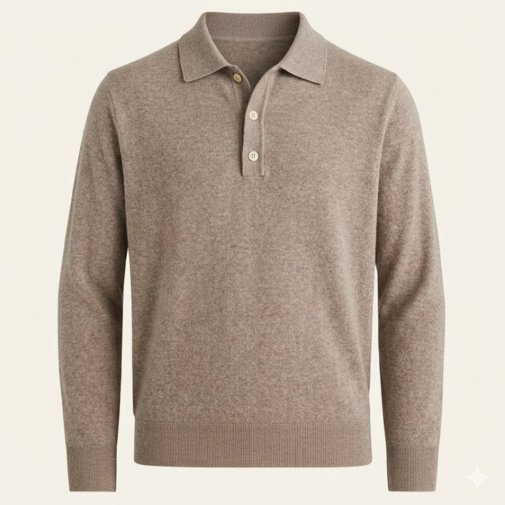 Levi | Stylish Half-Button Polo Shirt for Men