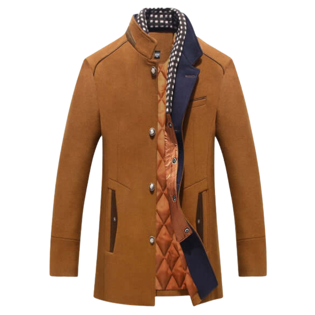 Leo | Stylish Slim-Fit Mens Overcoat