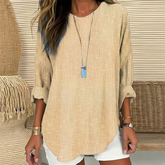 Angela | Effortless Striped Blouse for Women - Classic Everyday Style
