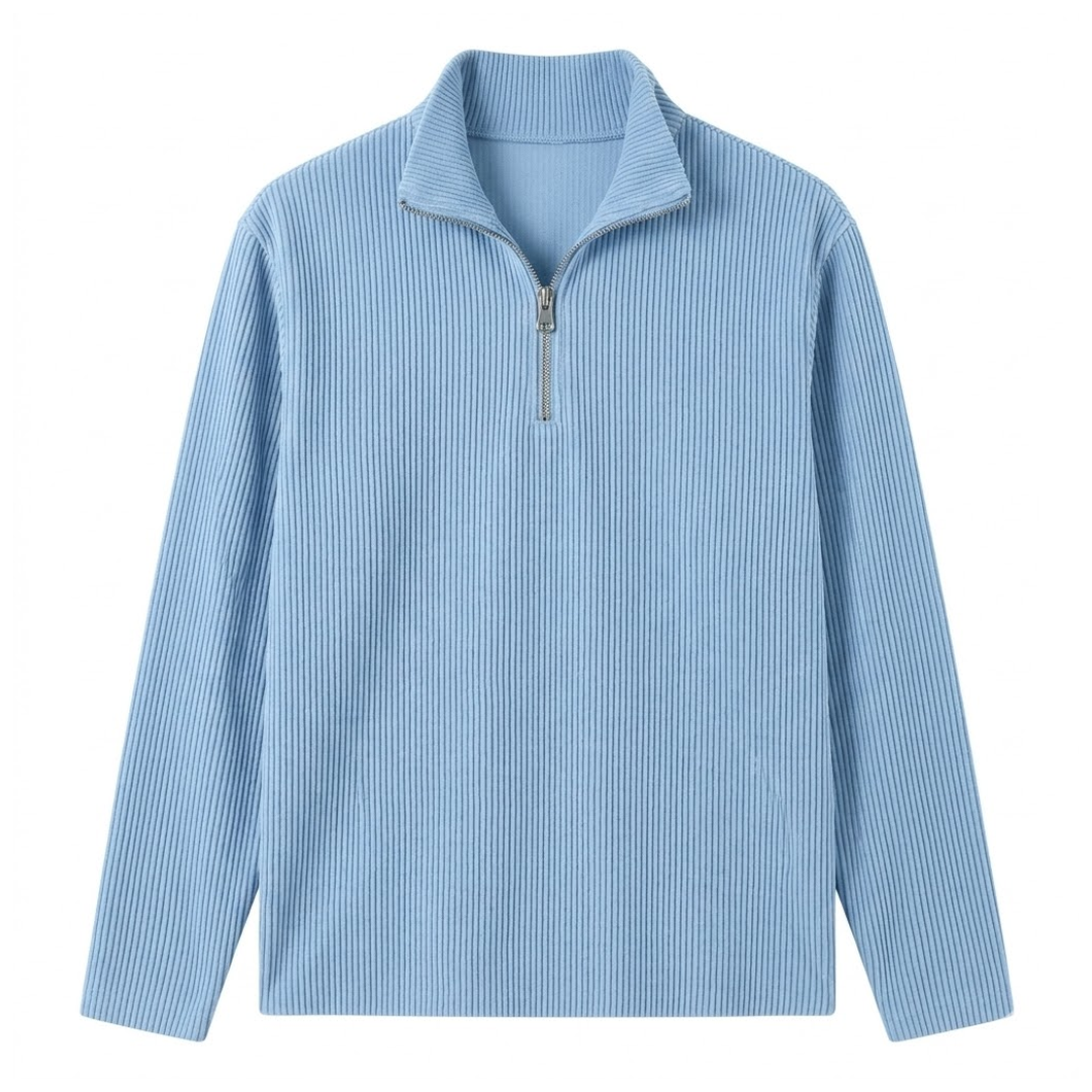 Mark | Stylish Quarter Zip Sweater for Men - Cozy Half Zip Knit Design