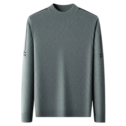 Steven | Stylish Textured Mock Neck Sweater for Men, Perfect for Layering