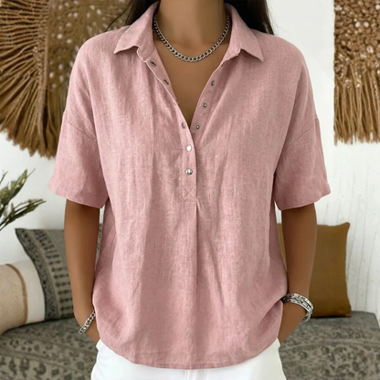 Jennifer | Stylish Blouse for Women with Elegant Collar and Button Details
