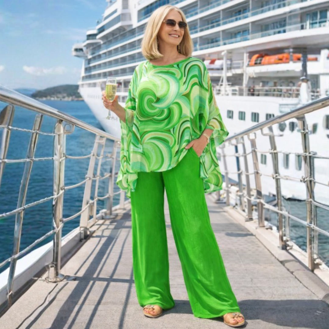 Sophie | Stylish Women's Loungewear Set with Flowing Top and Relaxed Pants