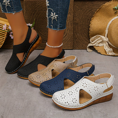 Ella | Stylish Wedge Sandals for Women with Orthopedic Support and Comfort 1
