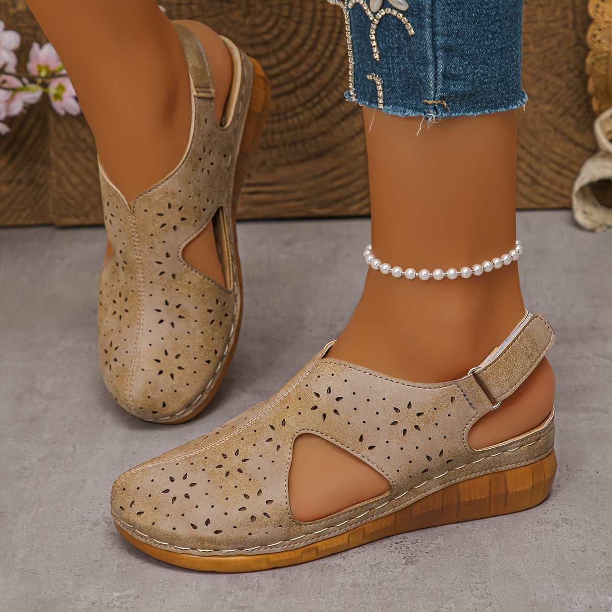 Ella | Stylish Wedge Sandals for Women with Orthopedic Support and Comfort 5