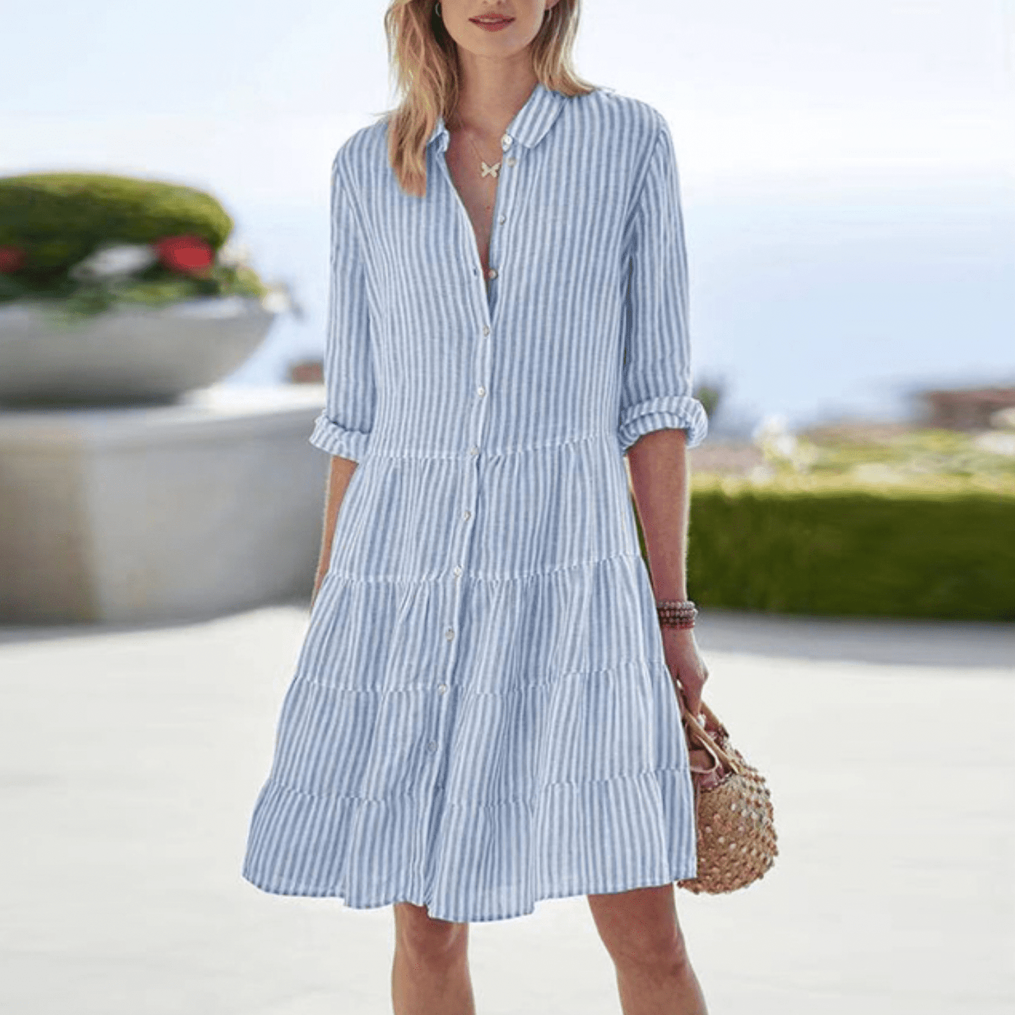 Emma | Flattering A-Line Women's Dress for Effortless Summer Style 5