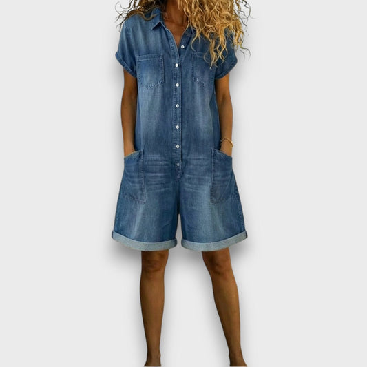 Emma | Stylish Denim Overalls for Women - Classic Vintage Look 0