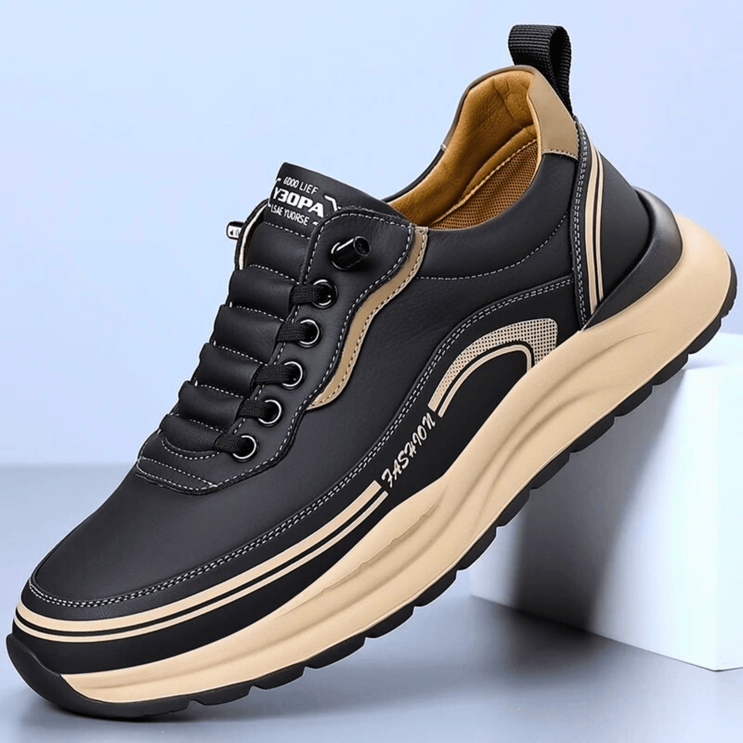 Ethan | Modern Casual Sneakers for Men with Thick Sole and Antiskid Outsole 1