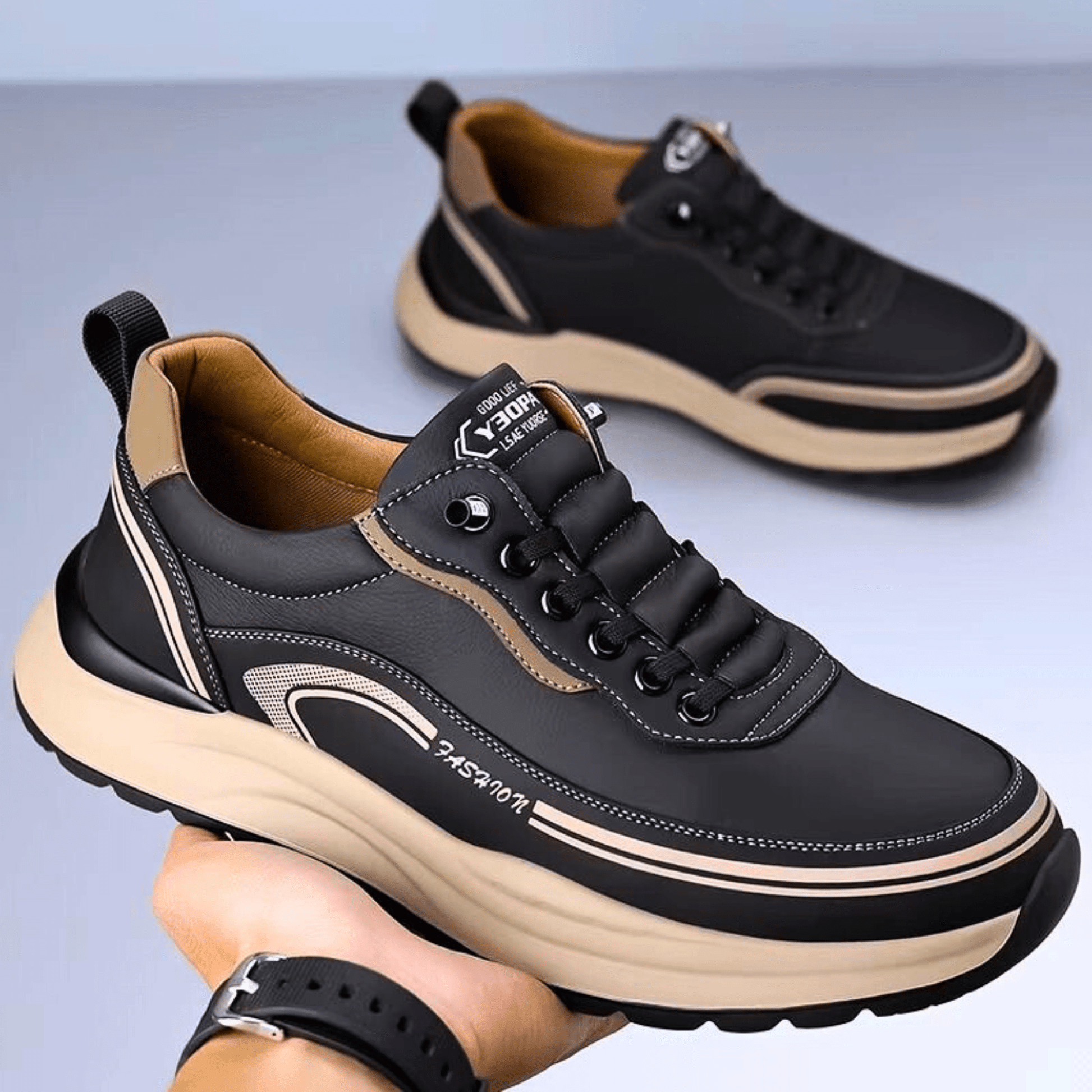 Ethan | Modern Casual Sneakers for Men with Thick Sole and Antiskid Outsole 2