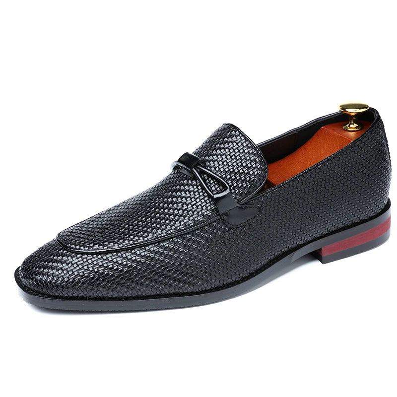 Ethan | Stylish Men's Loafers with Premium Leather and Textured Design 2