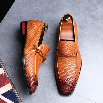 Ethan | Stylish Men's Loafers with Premium Leather and Textured Design 3