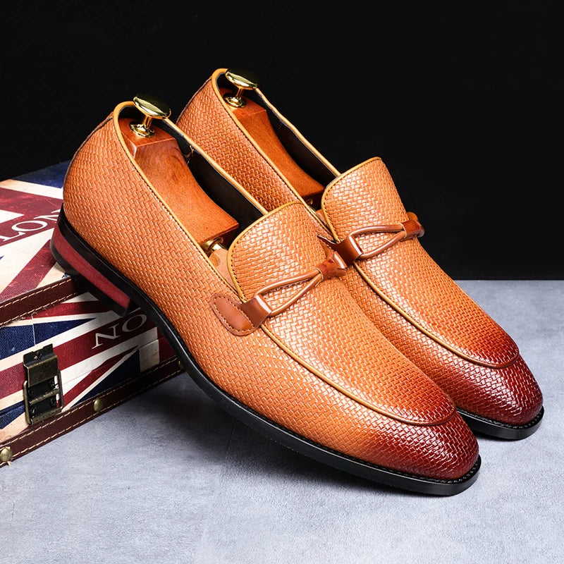 Ethan | Stylish Men's Loafers with Premium Leather and Textured Design 4