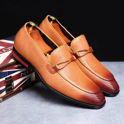 Ethan | Stylish Men's Loafers with Premium Leather and Textured Design 4