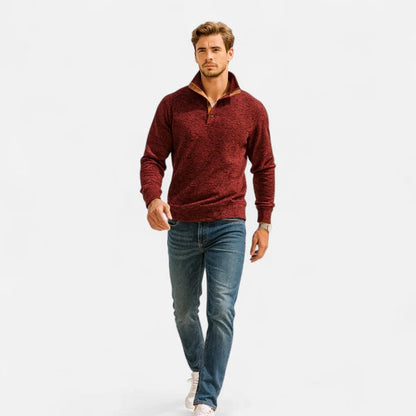 Ethan | Stylish Men's Quarter Zip Sweater for Smart-Casual Wear 1
