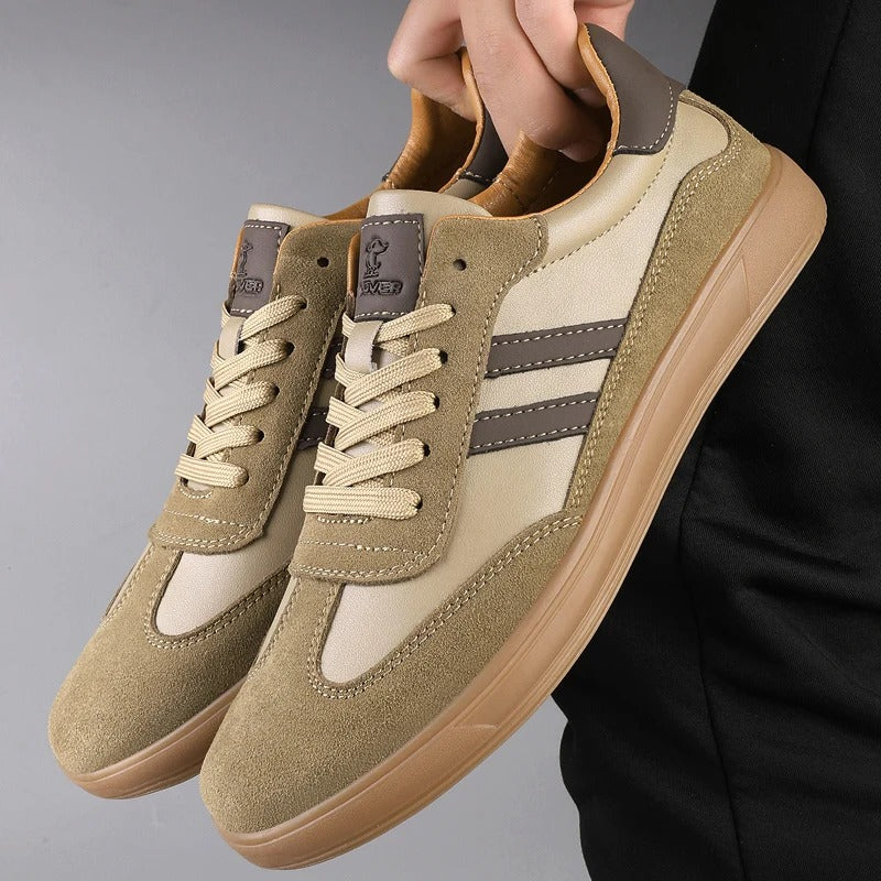 Ethan | Stylish Men's Trainers with Retro Suede Lace-Up Design 0