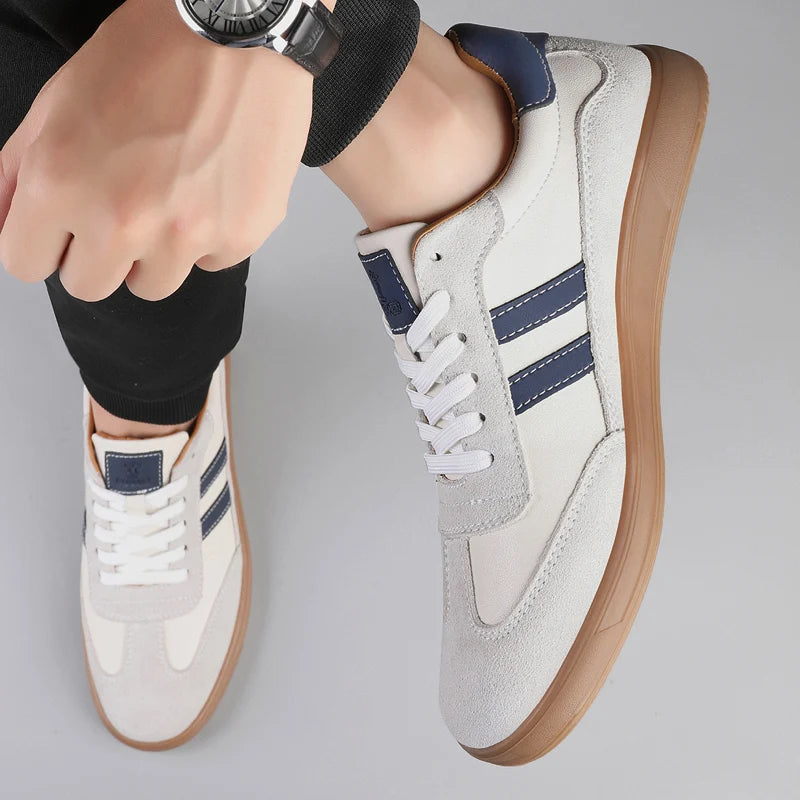 Ethan | Stylish Men's Trainers with Retro Suede Lace-Up Design 6