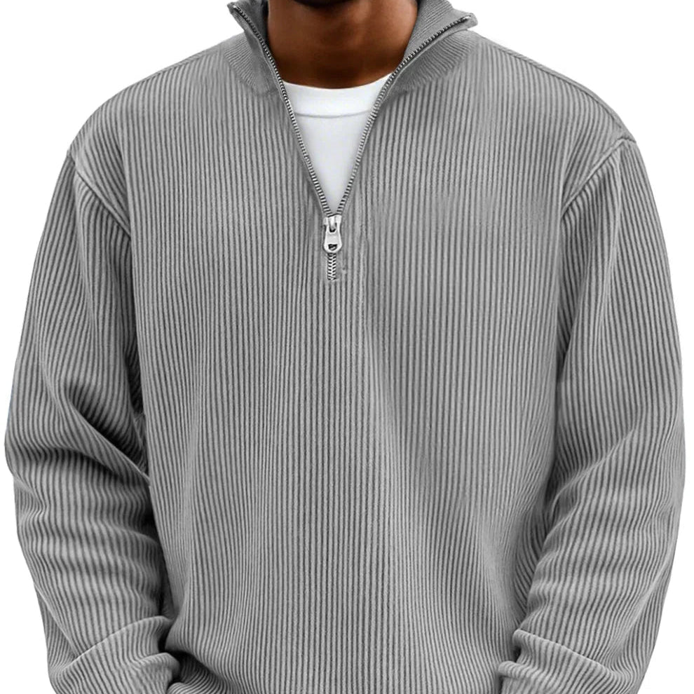 Ethan | Stylish Quarter Zip Sweater for Men - Cozy Half Zip Knit Design 0