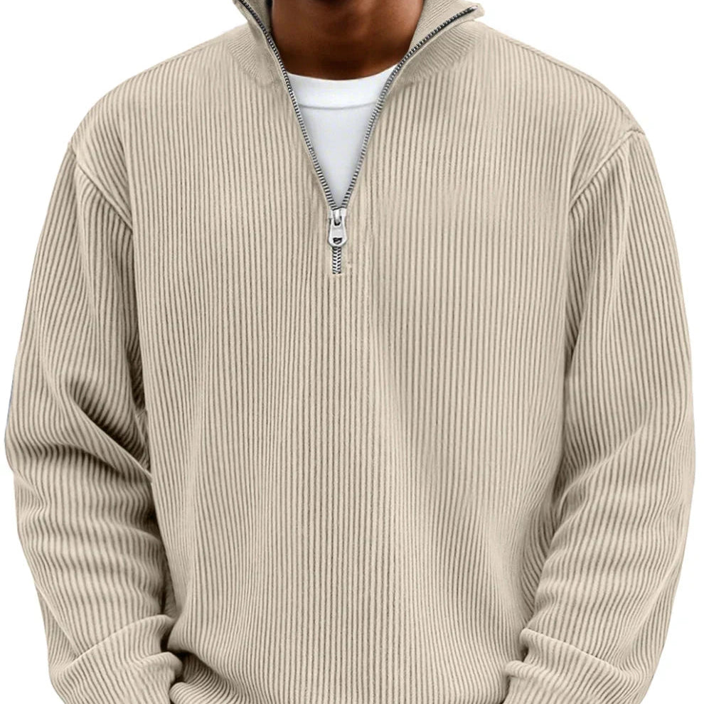 Ethan | Stylish Quarter Zip Sweater for Men - Cozy Half Zip Knit Design 3