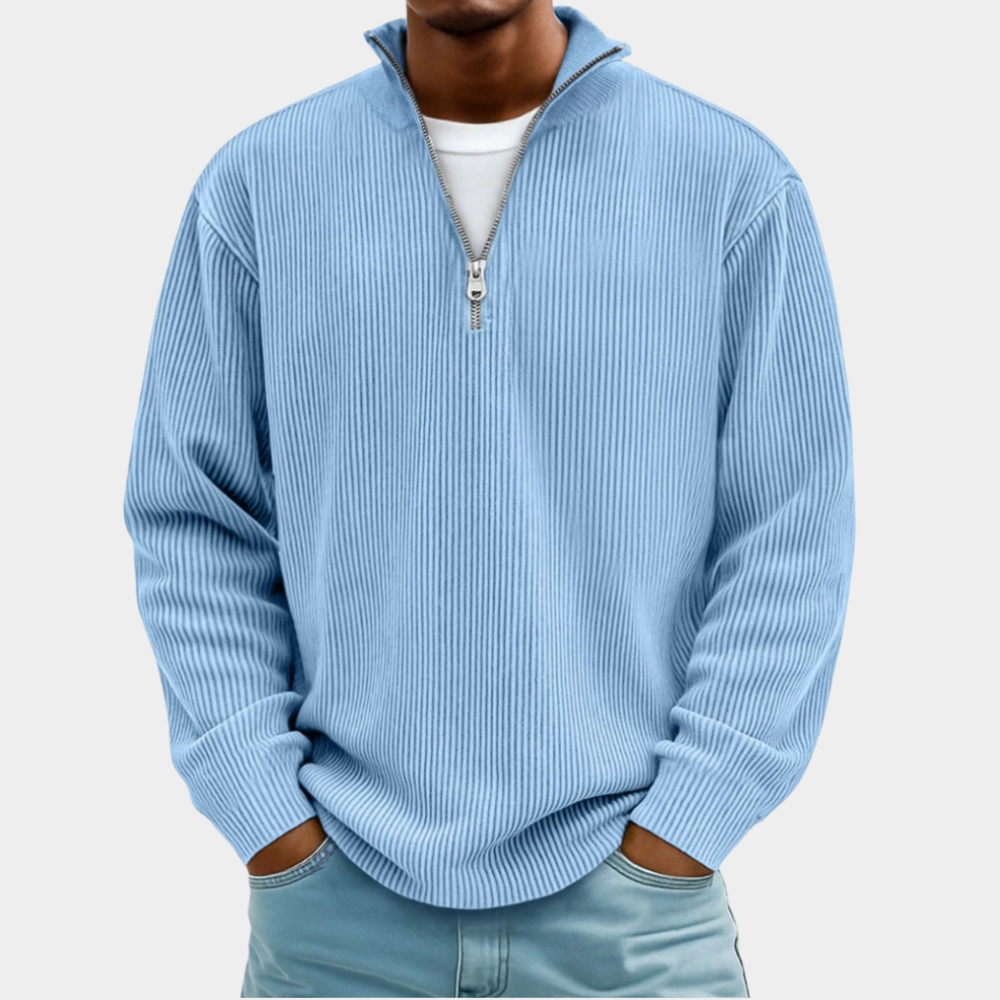 Ethan | Stylish Quarter Zip Sweater for Men - Cozy Half Zip Knit Design 6
