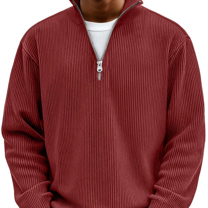 Ethan | Stylish Quarter Zip Sweater for Men - Cozy Half Zip Knit Design 9