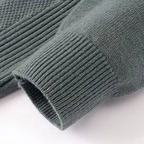 Ethan | Stylish Textured Mock Neck Sweater for Men, Perfect for Layering 7