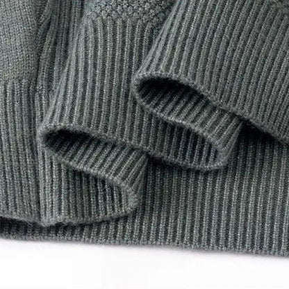 Ethan | Stylish Textured Mock Neck Sweater for Men, Perfect for Layering 8