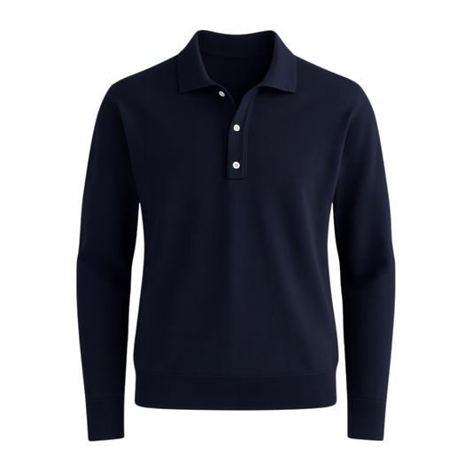 Liam | Stylish Half-Button Polo Shirt for Men