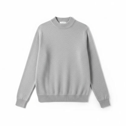 William | Men’s Modern Mock Neck Sweater – Lightweight Stylish Pullover