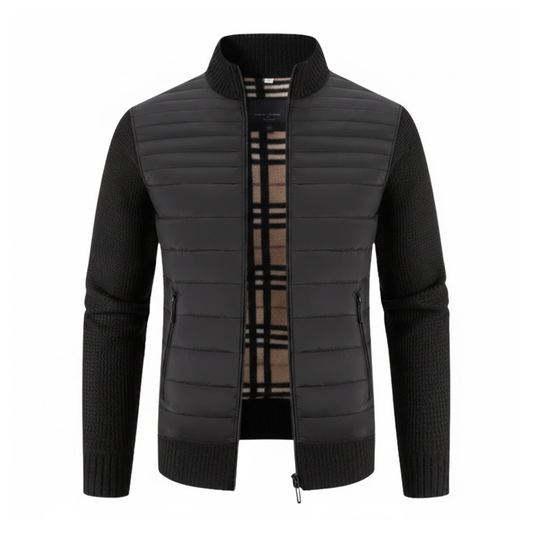 Liam | Stylish Men's Winter Jacket Hybrid Puffer for Versatile Layering