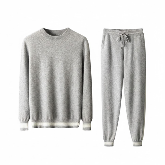 Wyatt | Cozy Cashmere Lounge Set for Men - Elegant Loungewear Outfit