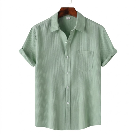 Samuel | Men’s Stylish Breathable Shirt – Lightweight Casual Everyday Essential