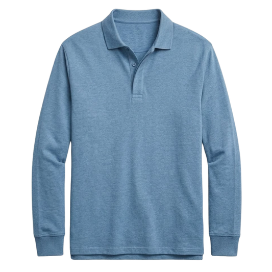Logan | Long Sleeve Polo Shirt for Men