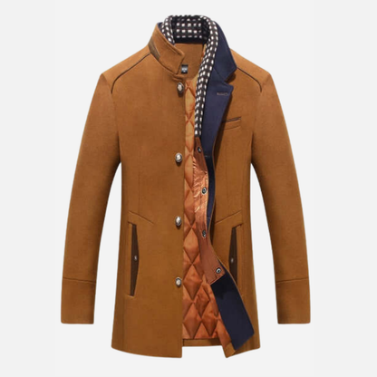 Leo | Stylish Slim-Fit Mens Overcoat