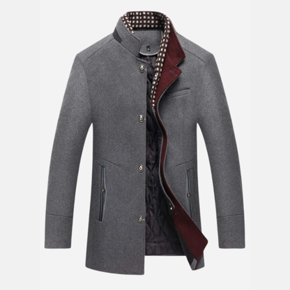Leo | Stylish Slim-Fit Mens Overcoat
