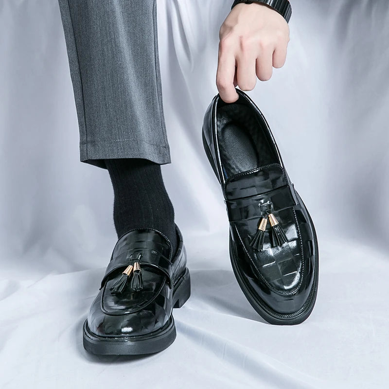 Liam | Classic Black Loafers for Men with Genuine Leather Comfort 9