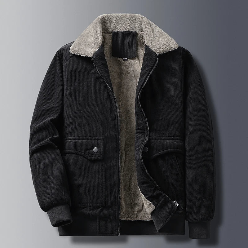 Liam | Classic Corduroy Jacket for Men with Soft Fleece Lining 1