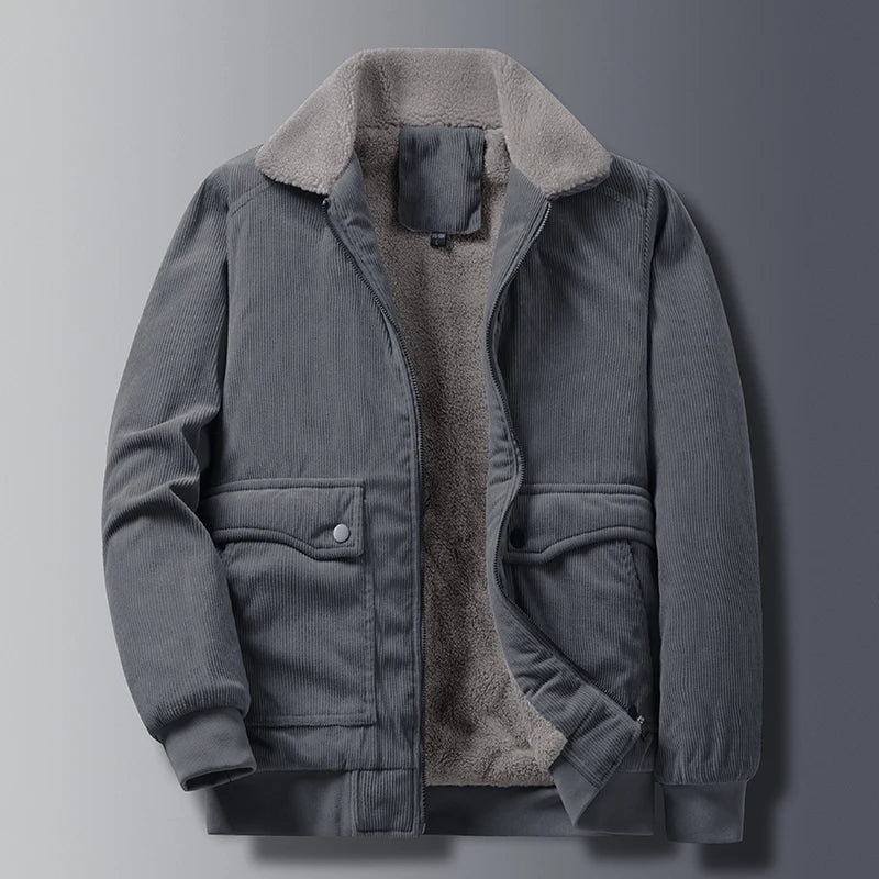 Liam | Classic Corduroy Jacket for Men with Soft Fleece Lining 2