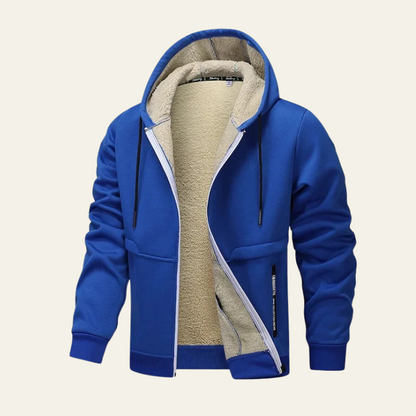 Liam | Stylish Fleece-Lined Hoodie Jacket for Men’s Casual Wear 1