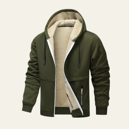 Liam | Stylish Fleece-Lined Hoodie Jacket for Men’s Casual Wear 4