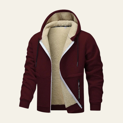 Liam | Stylish Fleece-Lined Hoodie Jacket for Men’s Casual Wear 5