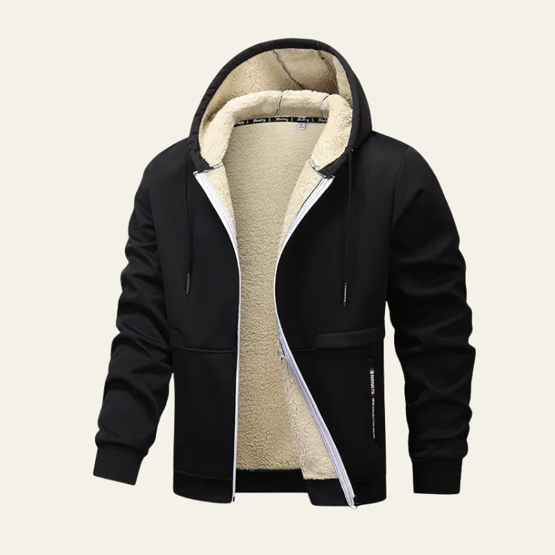 Liam | Stylish Fleece-Lined Hoodie Jacket for Men’s Casual Wear 6