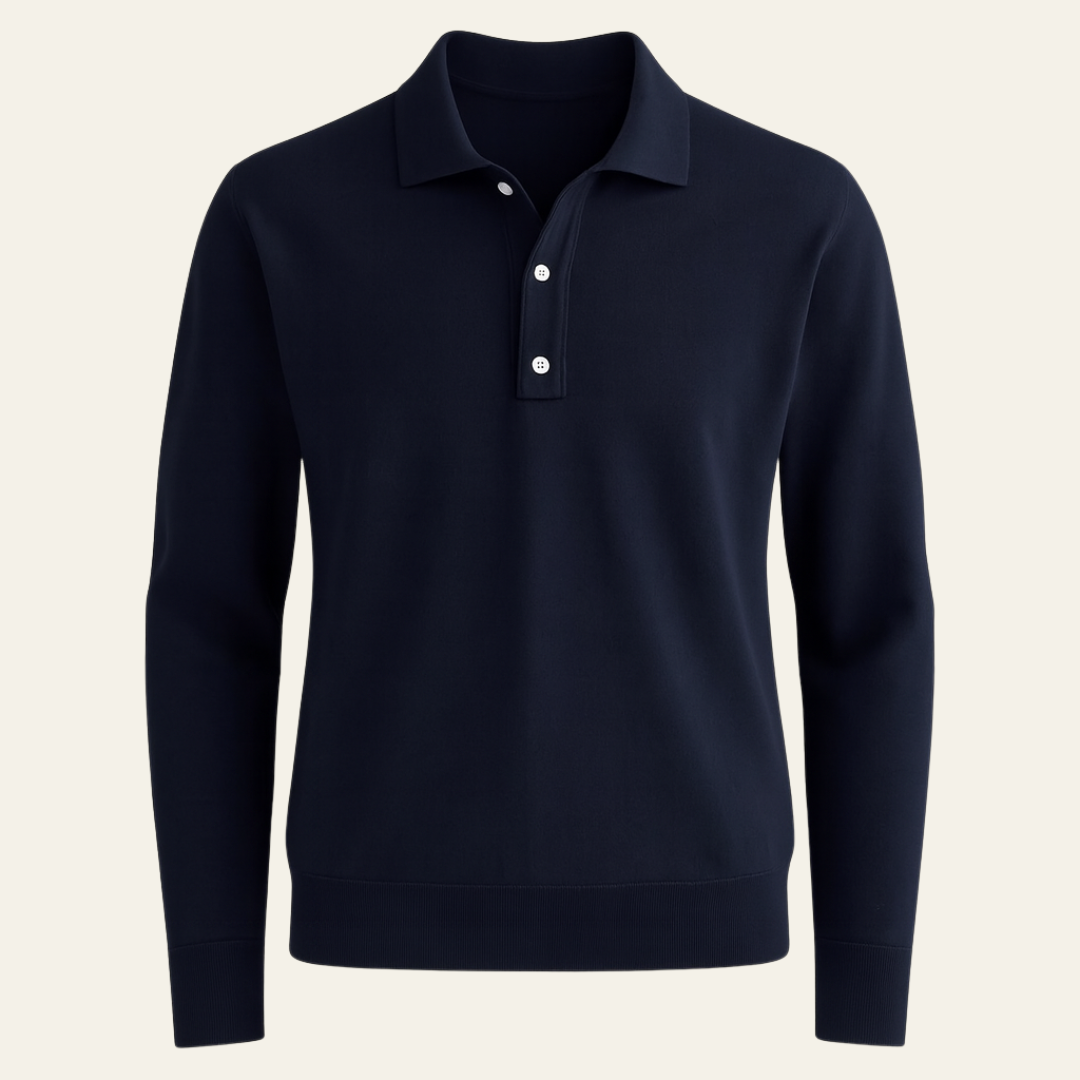 Liam | Stylish Half-Button Polo Shirt for Men 0