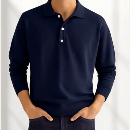 Liam | Stylish Half-Button Polo Shirt for Men 1