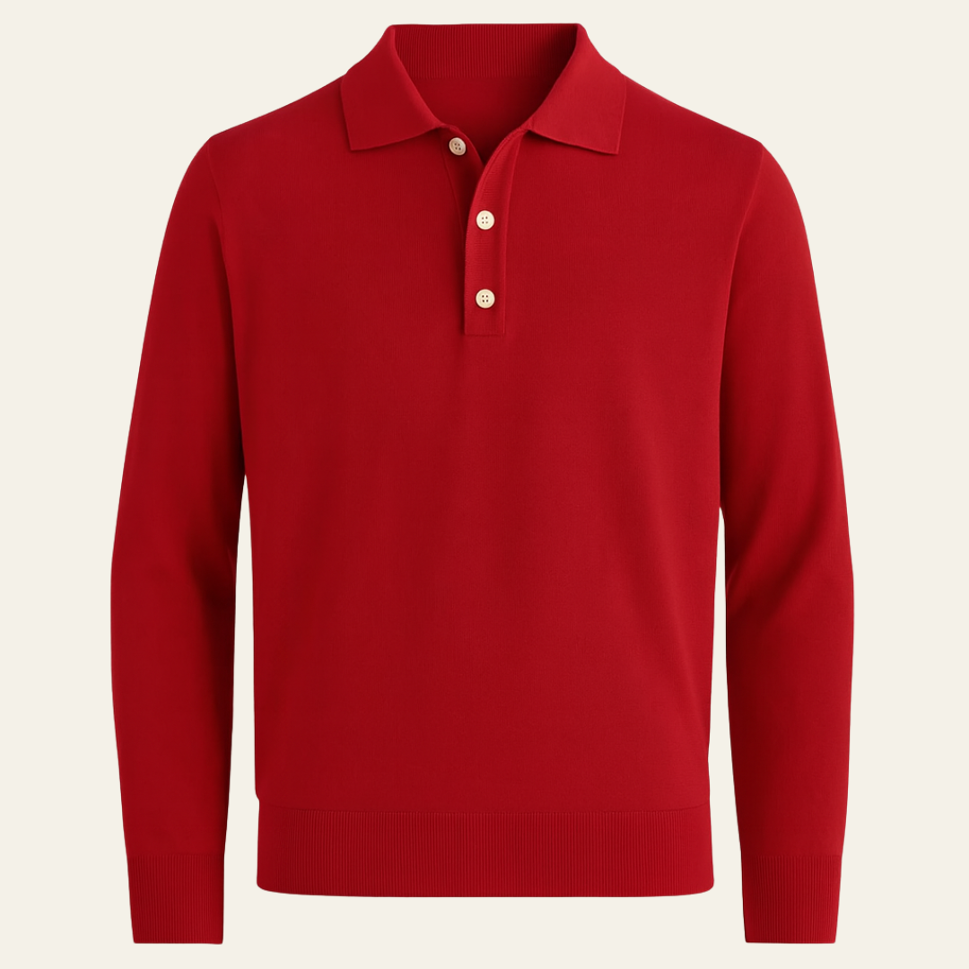 Liam | Stylish Half-Button Polo Shirt for Men 4