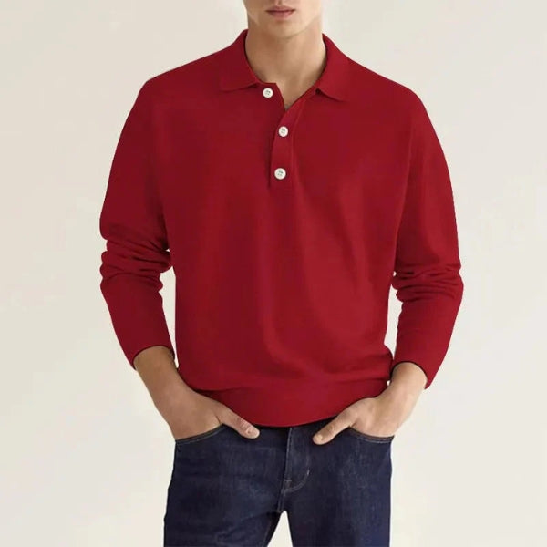 Liam | Stylish Half-Button Polo Shirt for Men 5