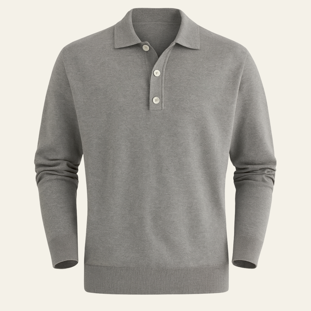 Liam | Stylish Half-Button Polo Shirt for Men 6
