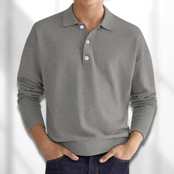 Liam | Stylish Half-Button Polo Shirt for Men 7