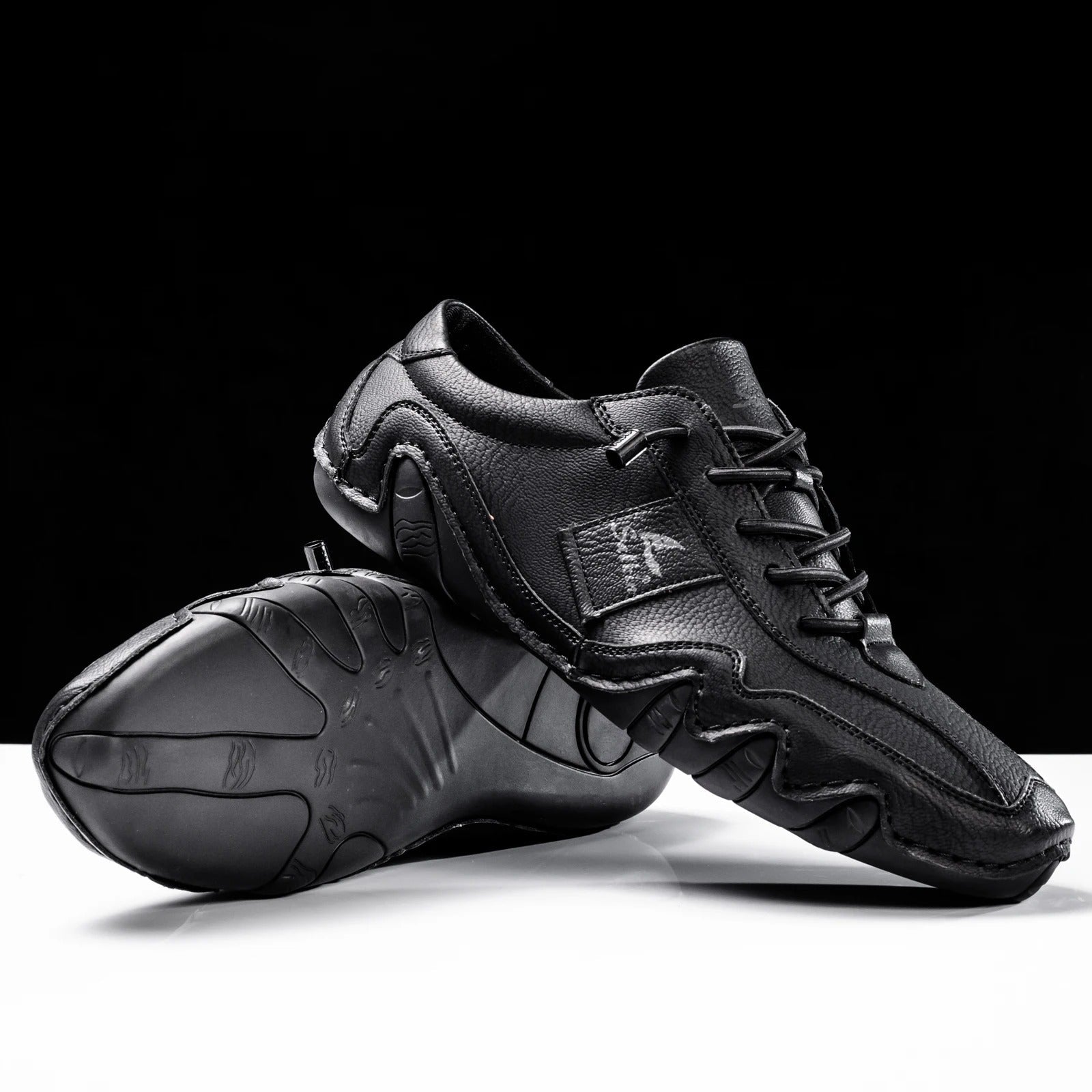 Liam | Stylish Handmade Leather Shoes with Unique Wavy Sole for Men 5