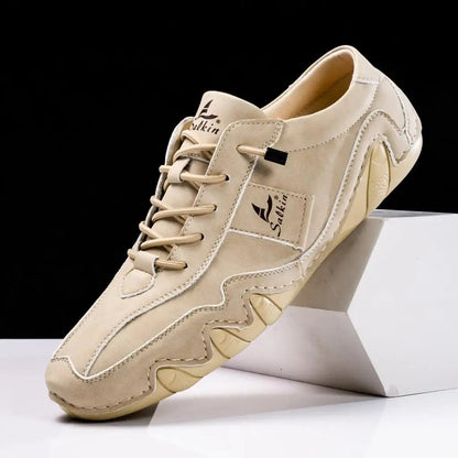 Liam | Stylish Handmade Leather Shoes with Unique Wavy Sole for Men 6