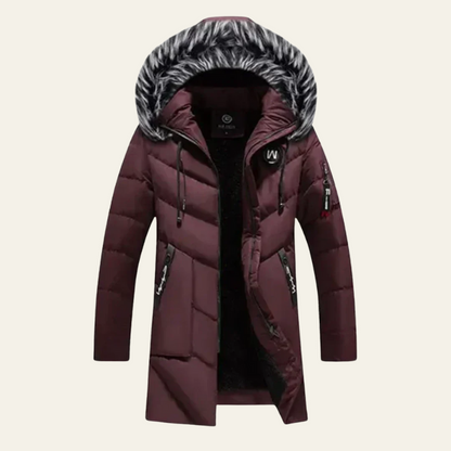Liam | Stylish Hooded Puffer Parka for Men 0